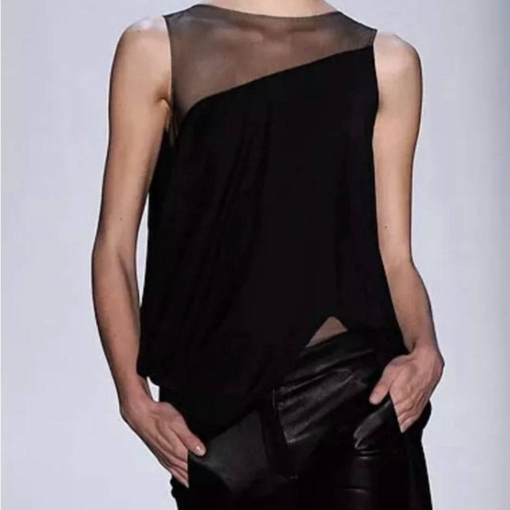 Max Azria Runway Collection BCBG Volume Dress Tunic Top Drape size M